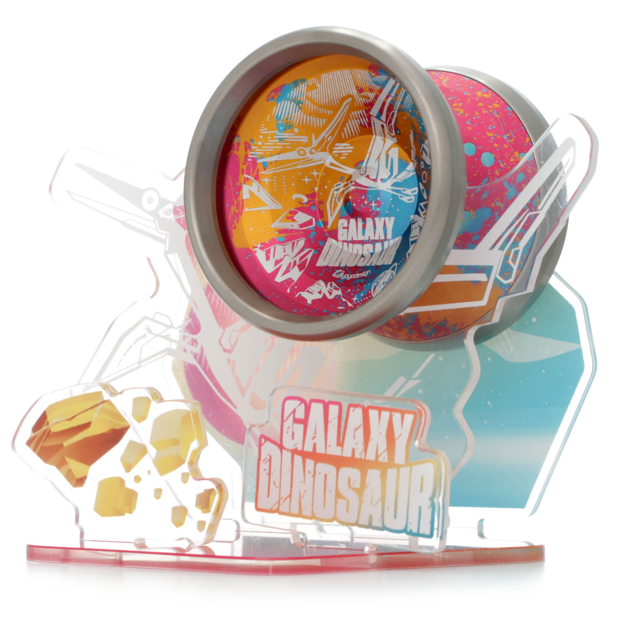 Galaxy Dinosaur (with acrylic stand) - C3 Yoyo Design ┃Yoyo