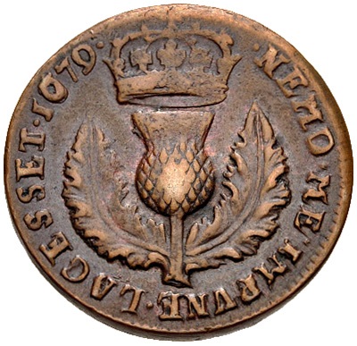 1 Bawbee - Charles II - Scotland – Numista
