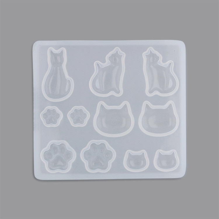 シリコンレジン型 / ねこアソート | ビーズ・パーツなどのハンドメイド