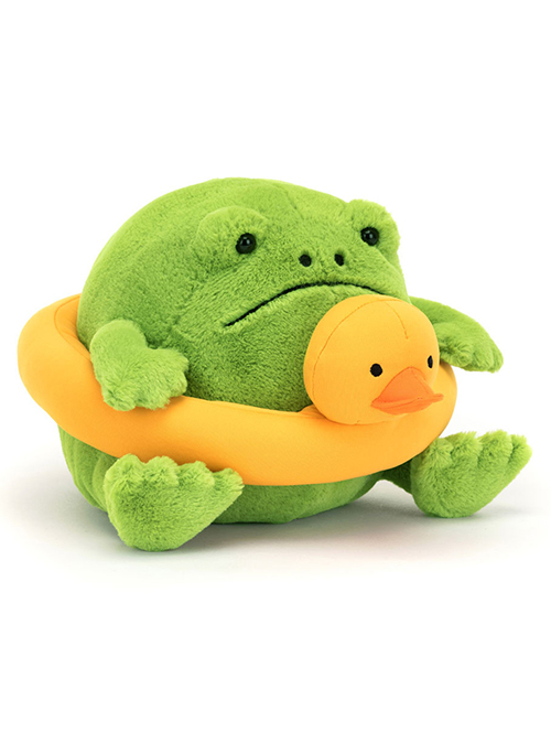 Jellycat Ricky Rain Frog Rubber Ring 幸せを呼ぶ 蛙 ジェリー