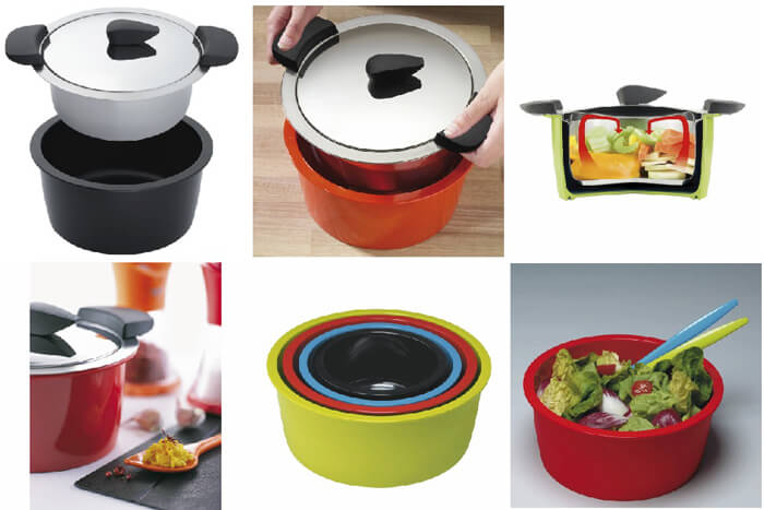 クーンリコンKUHNRIKON ホットパンHOTPAN保温調理鍋 22cm 3L 赤レッド