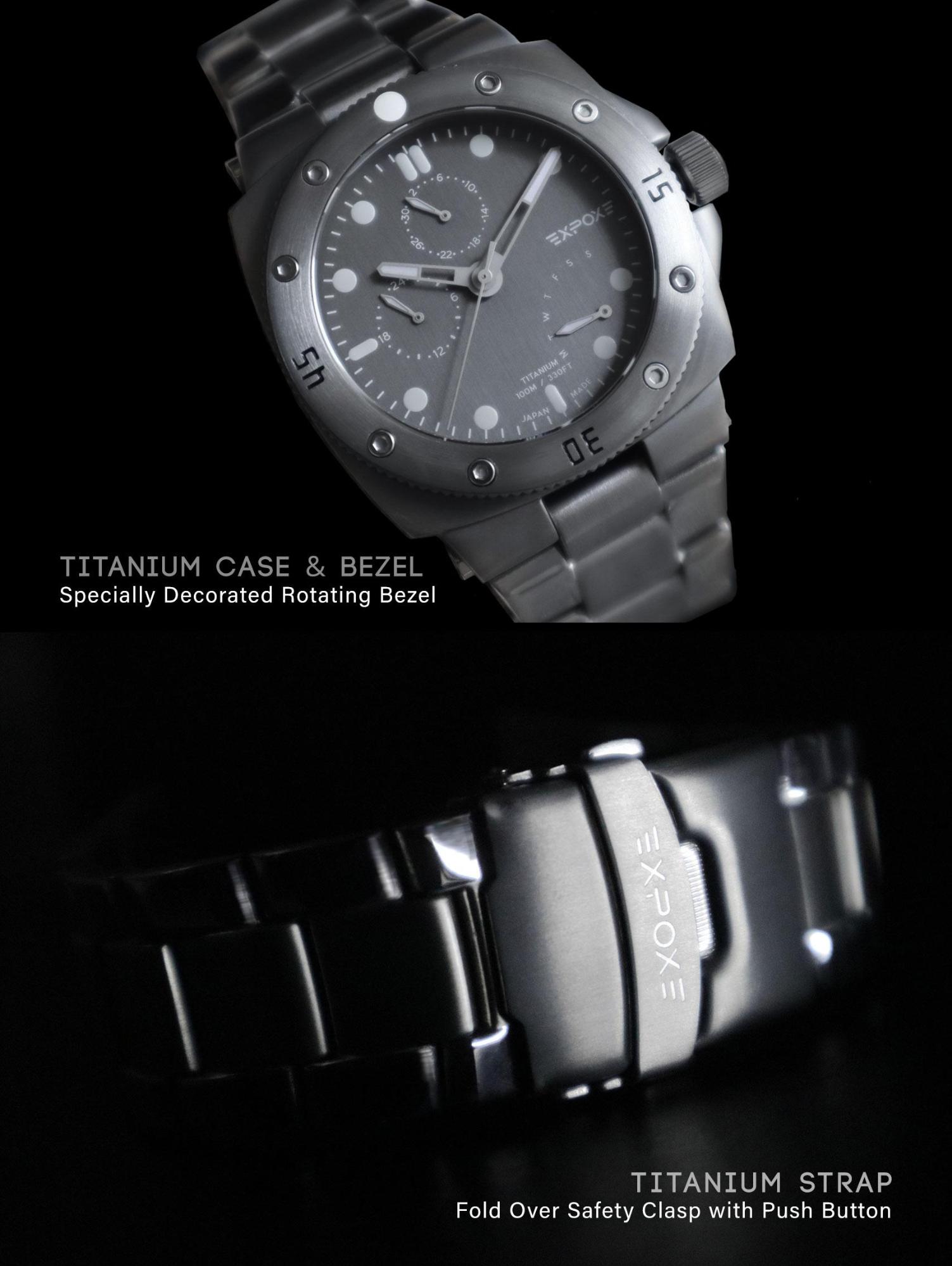純チタン製ツールウォッチEXPOXE[SCERENIC] | EXPOXE Japan