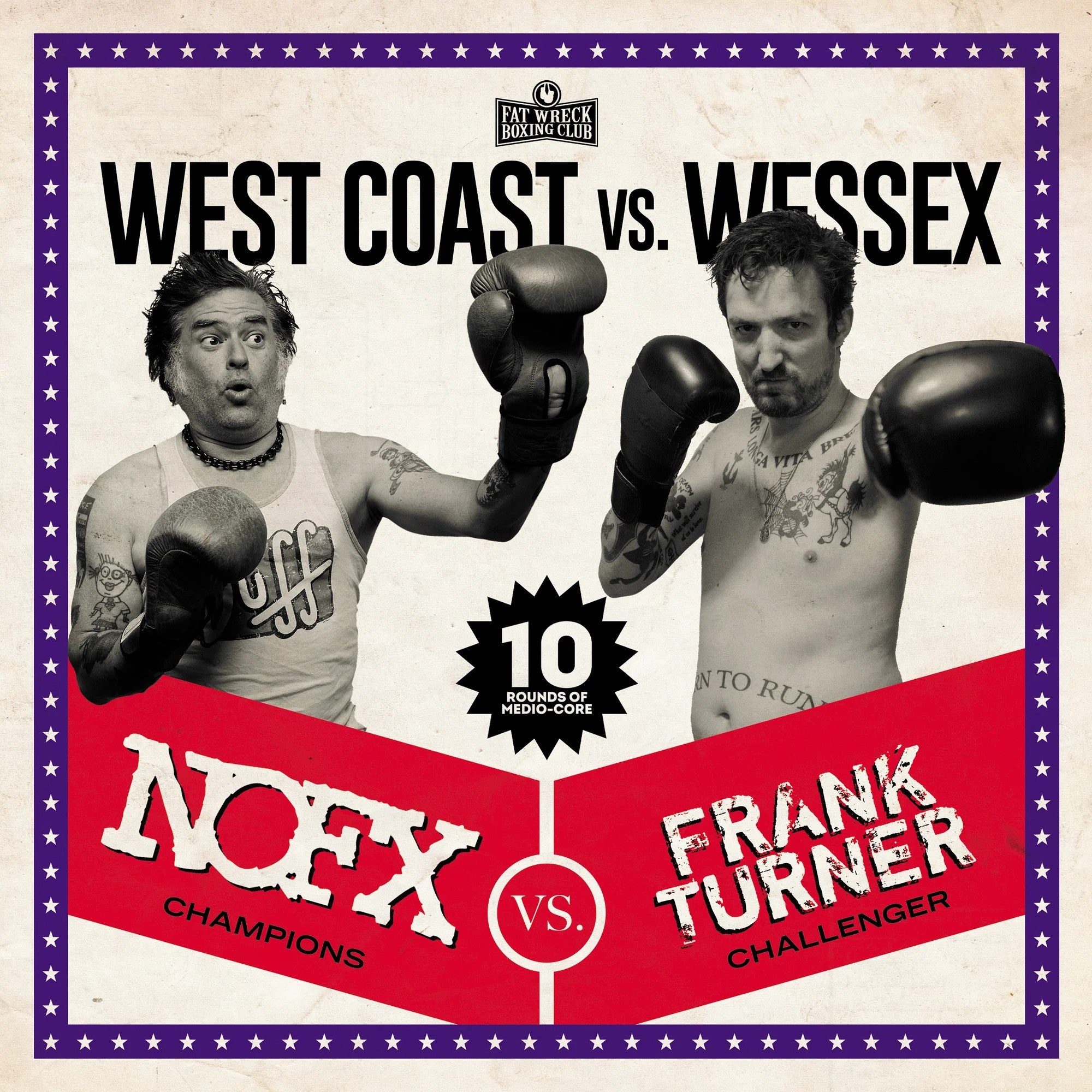 NOFX/ Frank Turner - West Coast Vs. Wessex Vinyl Record & CD – Fat