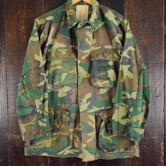 70's UCMC ERDL迷彩 ブラウン×グリーン ミックスリーフ BDUジャケット