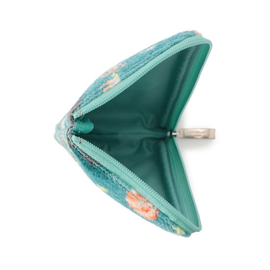 プカプカラッコ メガネポーチ L/PPR-253067(ターコイズブルー