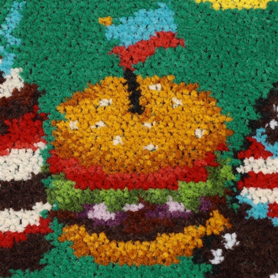 バーガーショップ ハンカチポーチ（WEB限定）(グリーン): LOVERARY BY