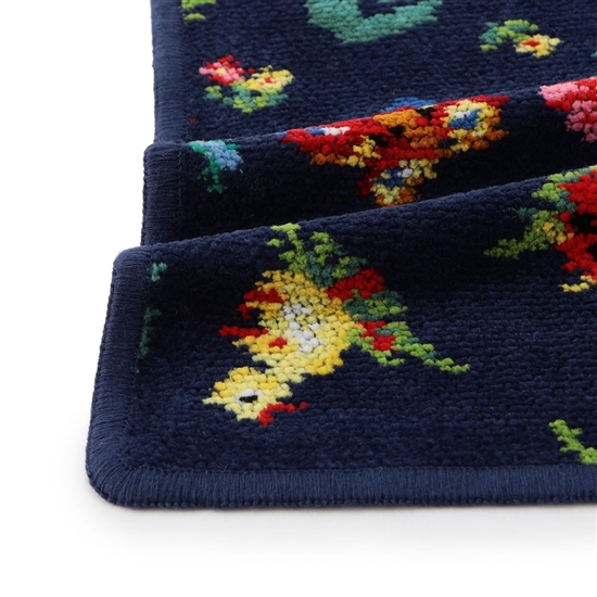 ハイジ ハンカチ(ネイビー×ネイビー): FEILER｜フェイラー公式