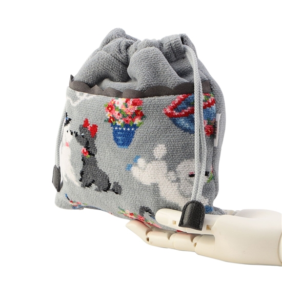 モンプティルル 巾着 MPL-241081(ライトグレー): FEILER｜フェイラー