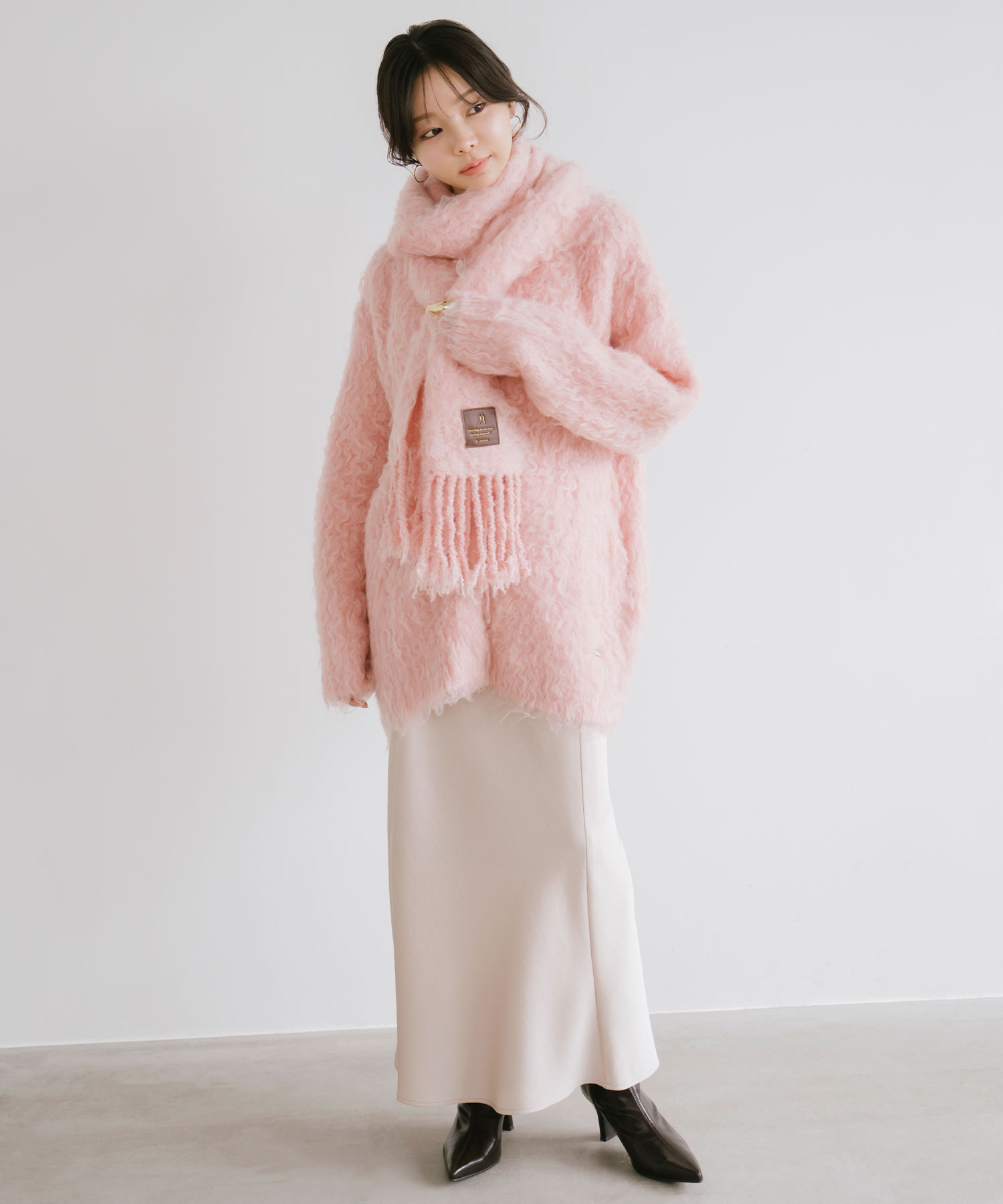 シャギーモヘヤビッグマフラー｜PETAL ONLINE（ペタルオンライン）