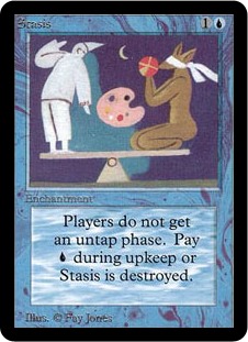 停滞/Stasis》[4ED] 青R | 日本最大級 MTG通販サイト「晴れる屋」