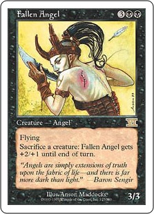 堕天使/Fallen Angel》[6ED] 黒R | 日本最大級 MTG通販サイト「晴れる屋」
