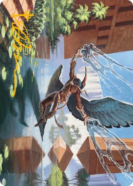 014)【アート・カード】有翼の叡智、ナドゥ[MH3] | 日本最大級 MTG通販