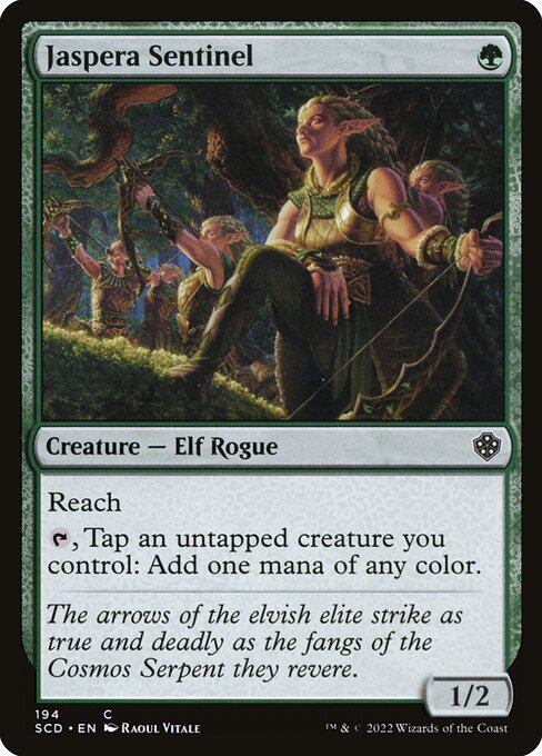 178)《ヤスペラの歩哨/Jaspera Sentinel》[KHM] 緑C | 日本最大級 MTG