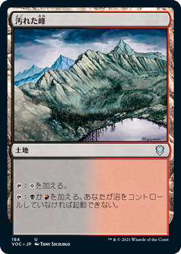 Foil】《汚れた峰/Tainted Peak》[TOR] 土地U | 日本最大級 MTG通販