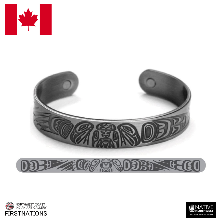 インディアン ジュエリー バングル カナダ 先住民 ネイティブ シルバー
