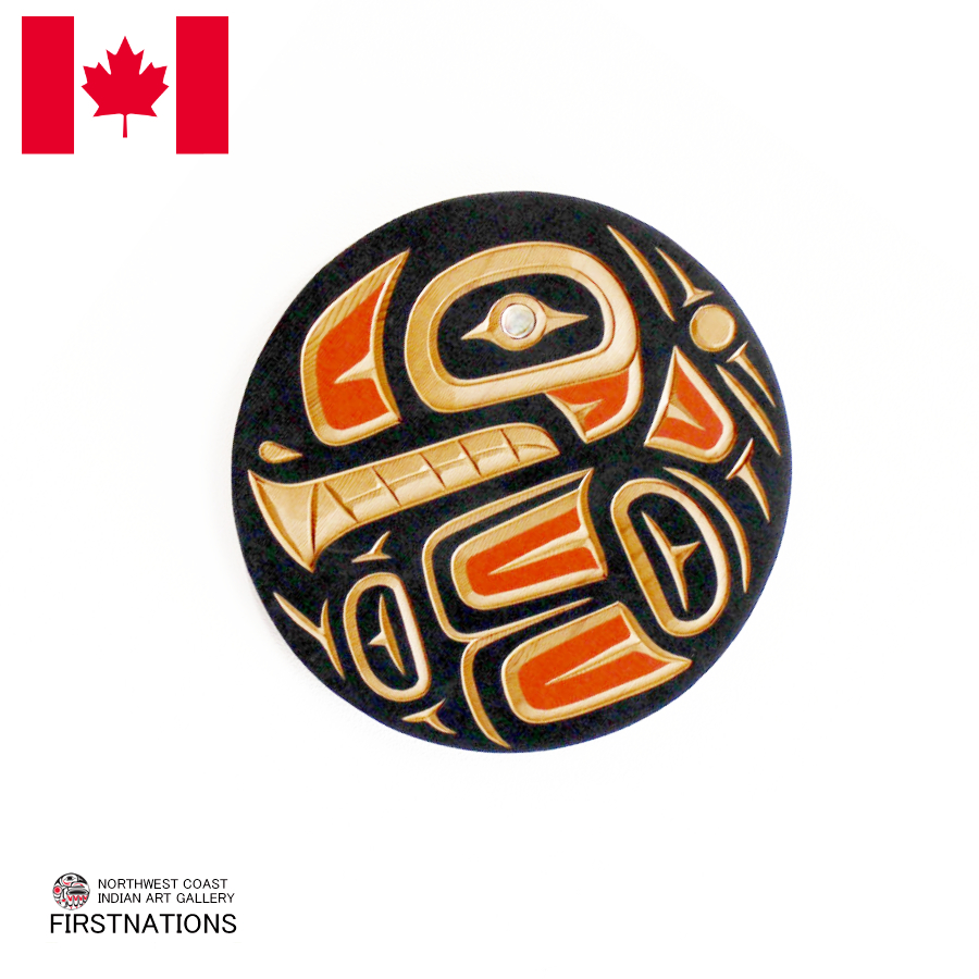 木彫刻 カービング タペストリー 壁掛け トーテムポールカナダ 先住民