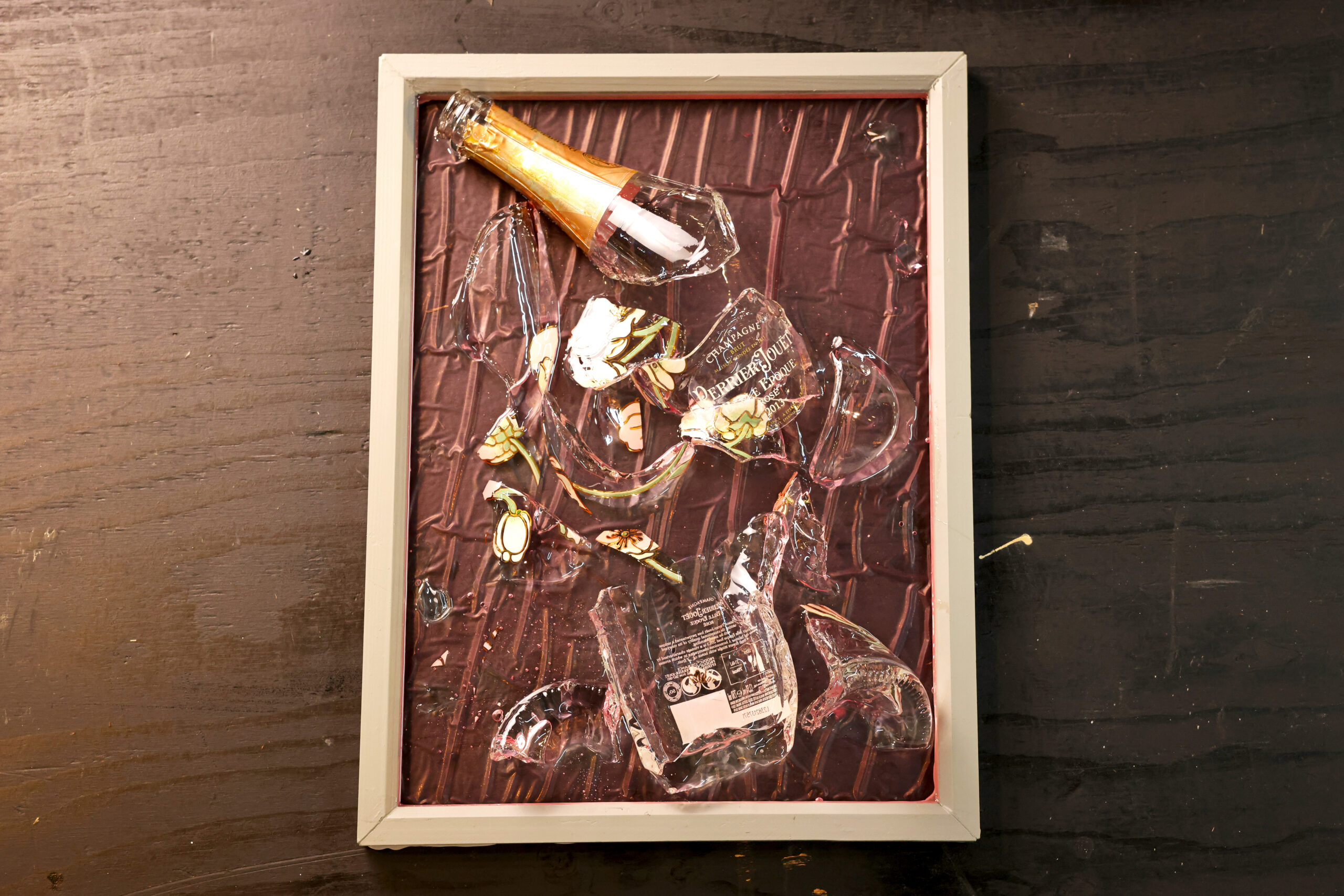 思い出のボトルを永遠に クラッシュアート | 柏市のレジンテーブル専門