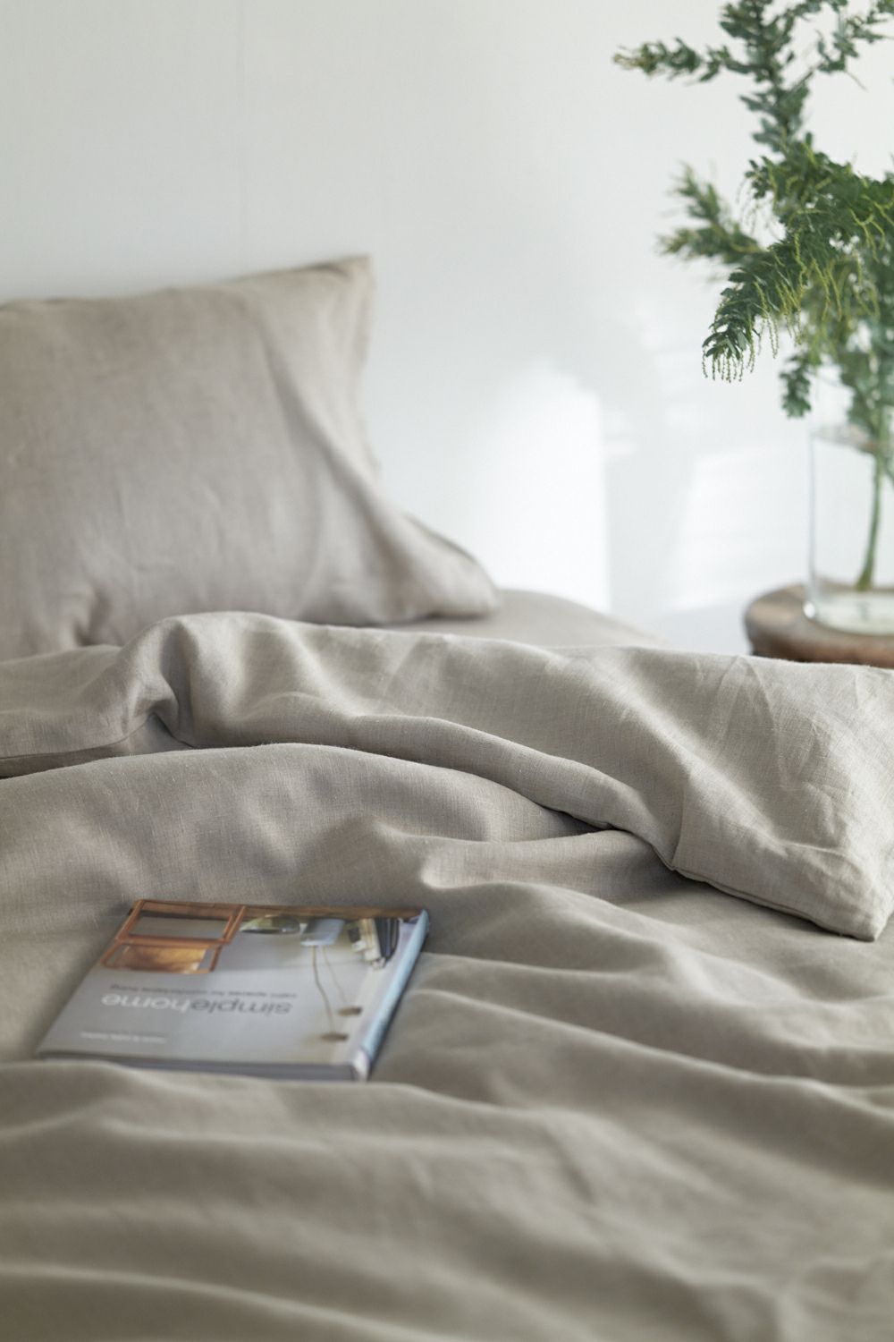 リネン フラットシーツ シングル ナチュラル | fog linen work