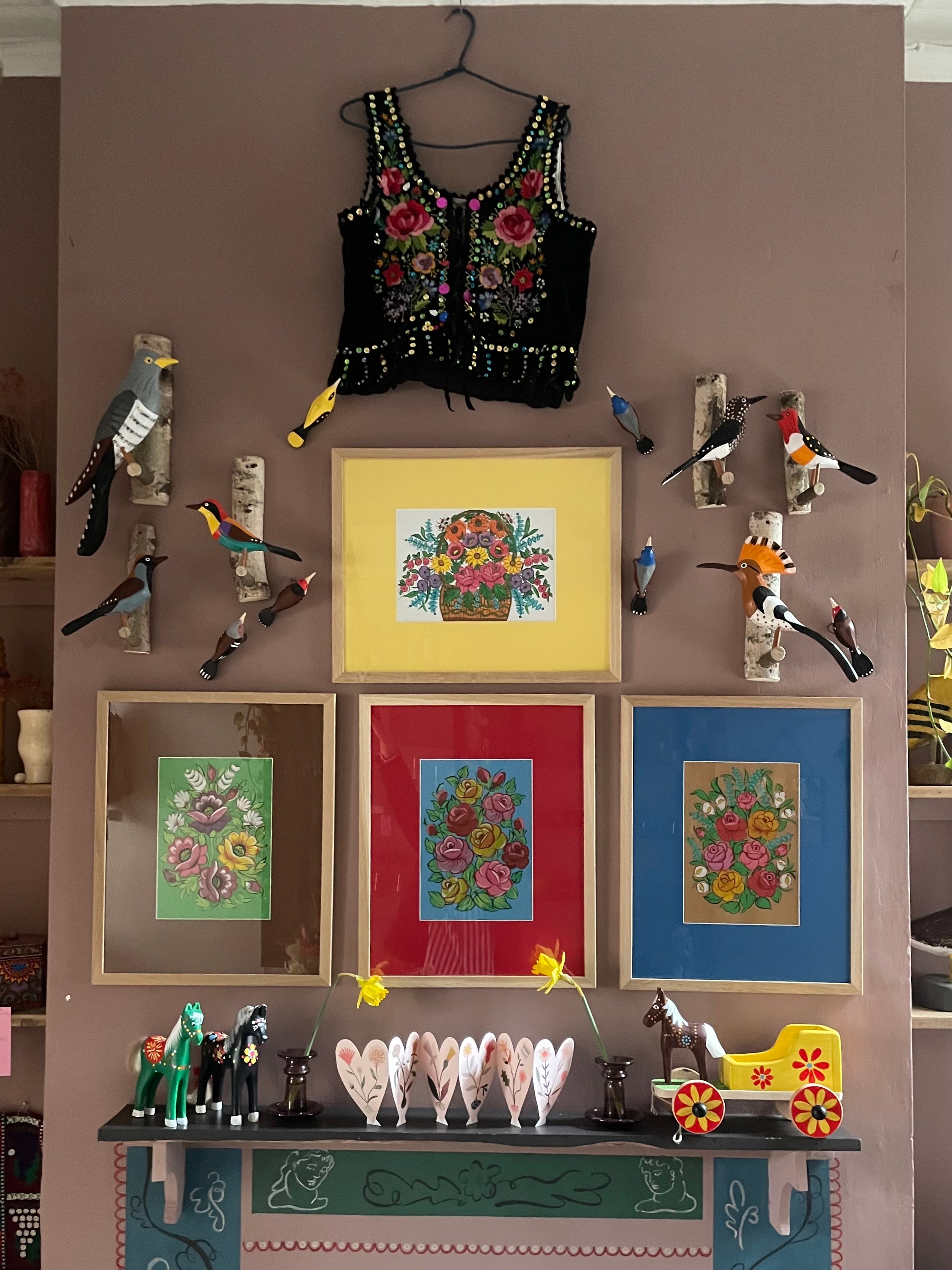 Zalipie Original Painting – folka