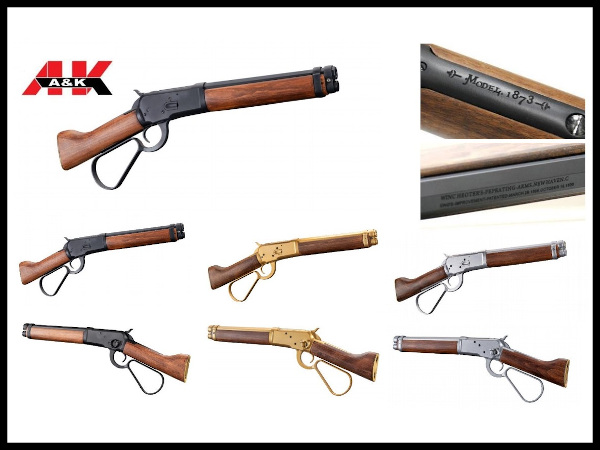 A&K: ガスライフル本体 ウィンチェスター M1873 メアーズレッグ 各色の