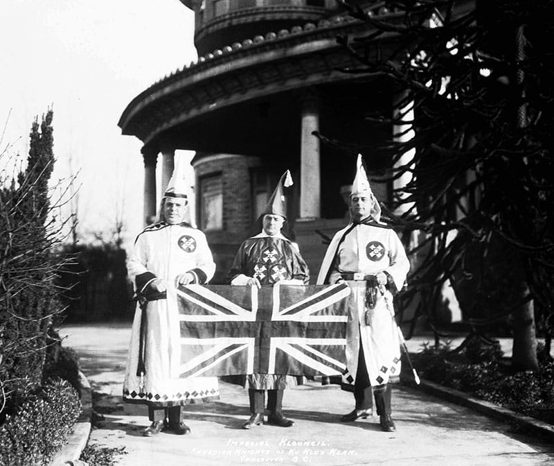 The History Of The Ku Klux Klan In Vancouver -