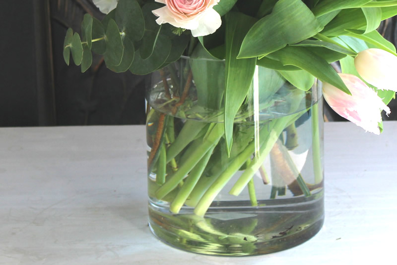 ガラス花瓶/ストレート1820 ｜ 大阪**花屋フラワーパーティー