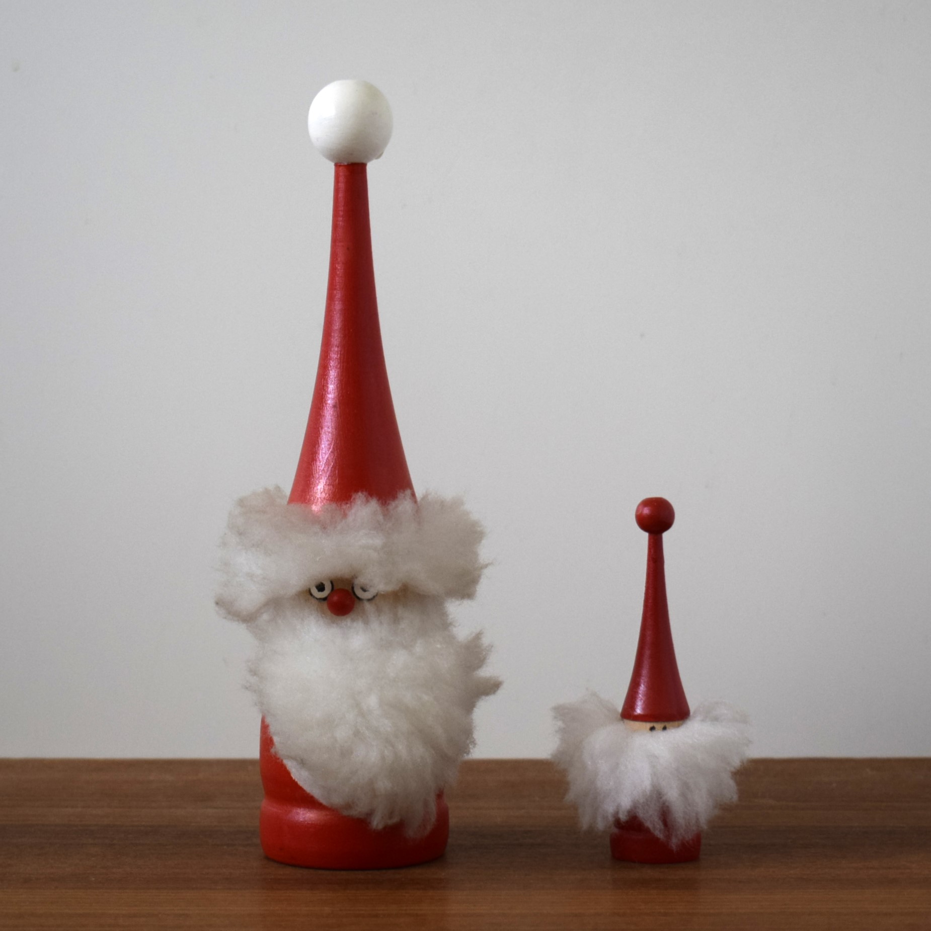 ひげもじゃサンタ・小 / 木製人形・スウェーデン | florantik