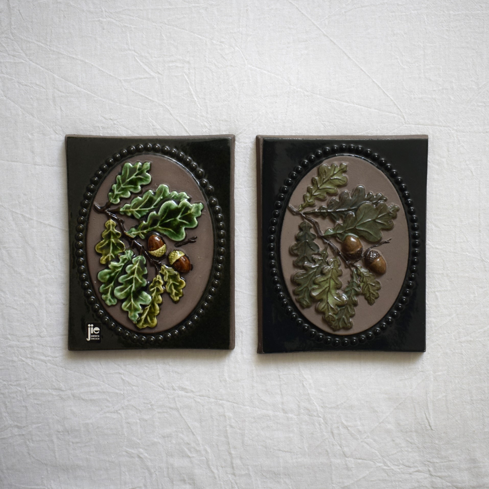 どんぐりの陶板 / 艶あり / Jie Gantofta ・ジィガントフタ | florantik