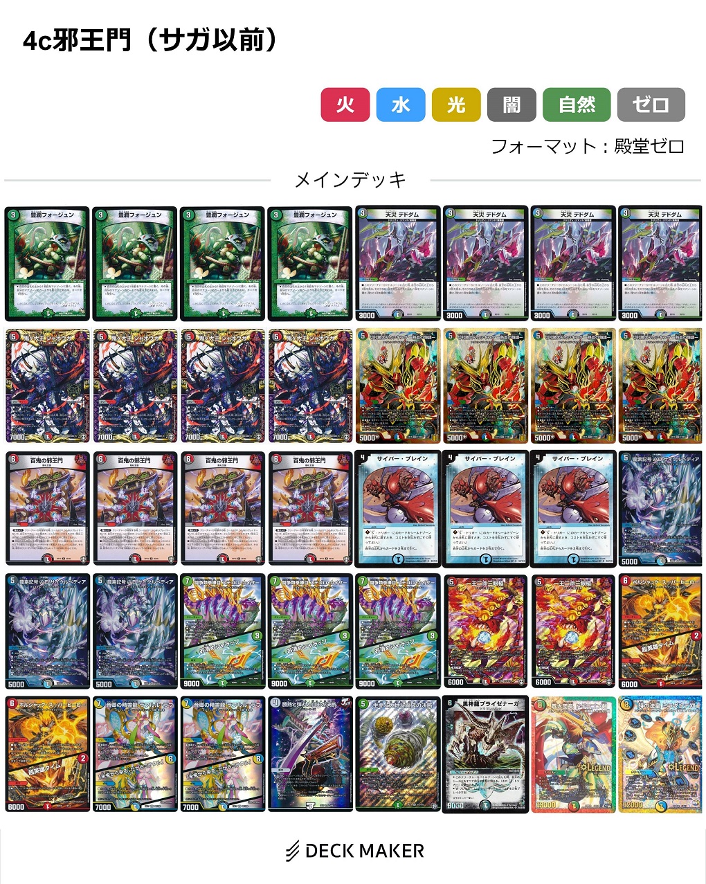 デュエマ】殿堂予想選手権 2023夏の陣 その4 ～4c邪王門編～ | flat