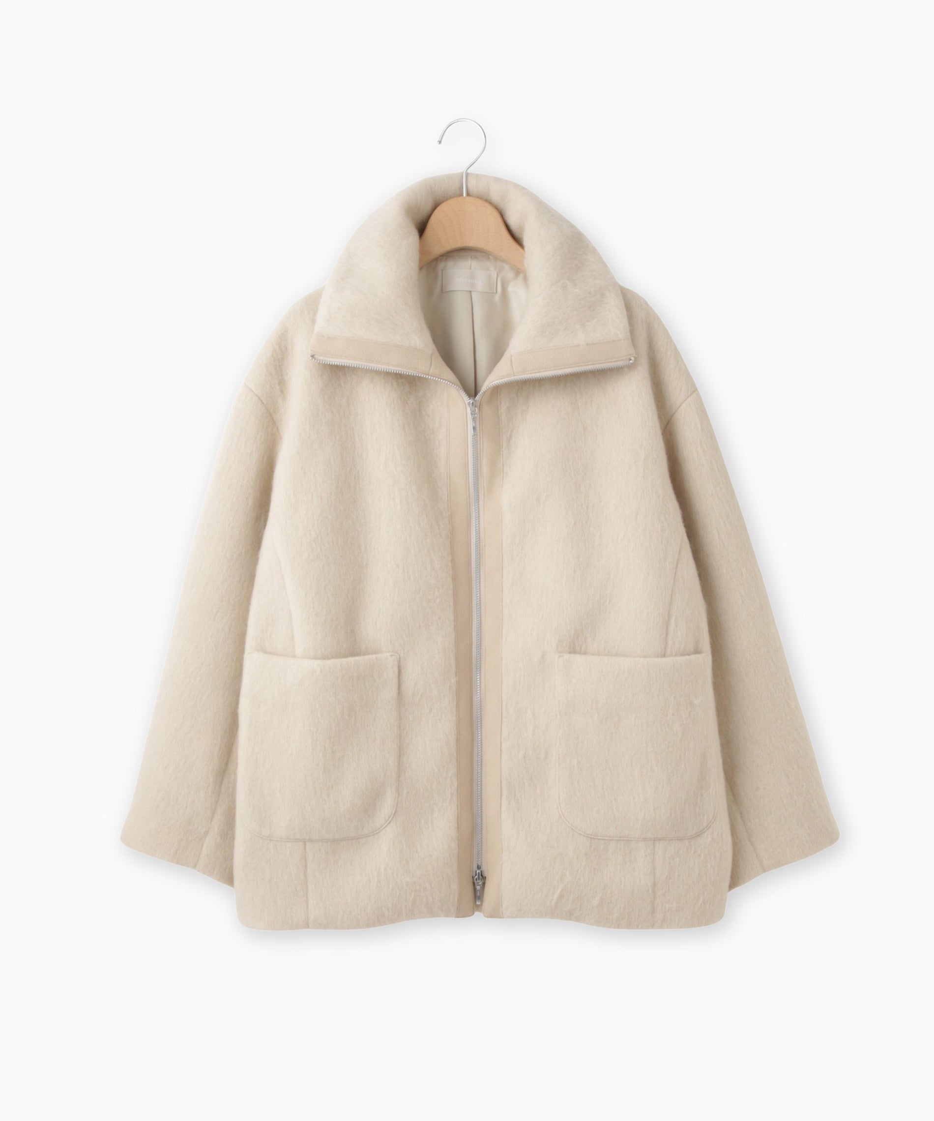 2WAYカラーミドル丈シャギーコート – FACE SANS FARD