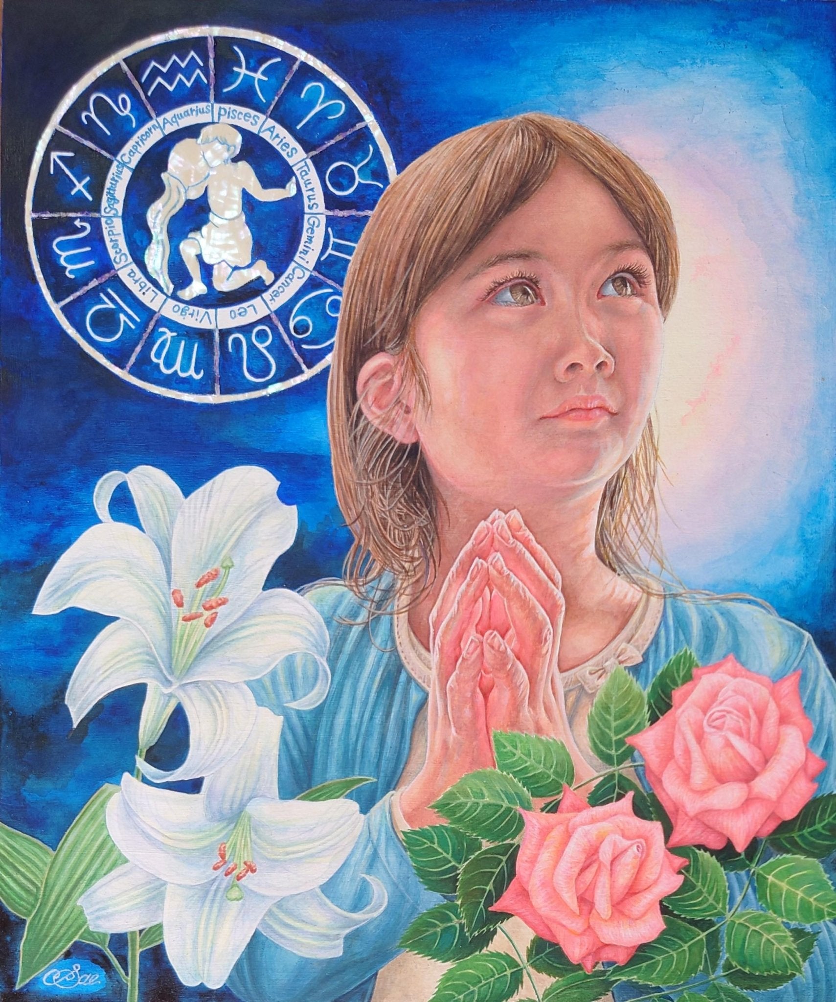 絵画の通販、購入ならFROM ARTIST/作品名：Ave Maria (湖上の美人