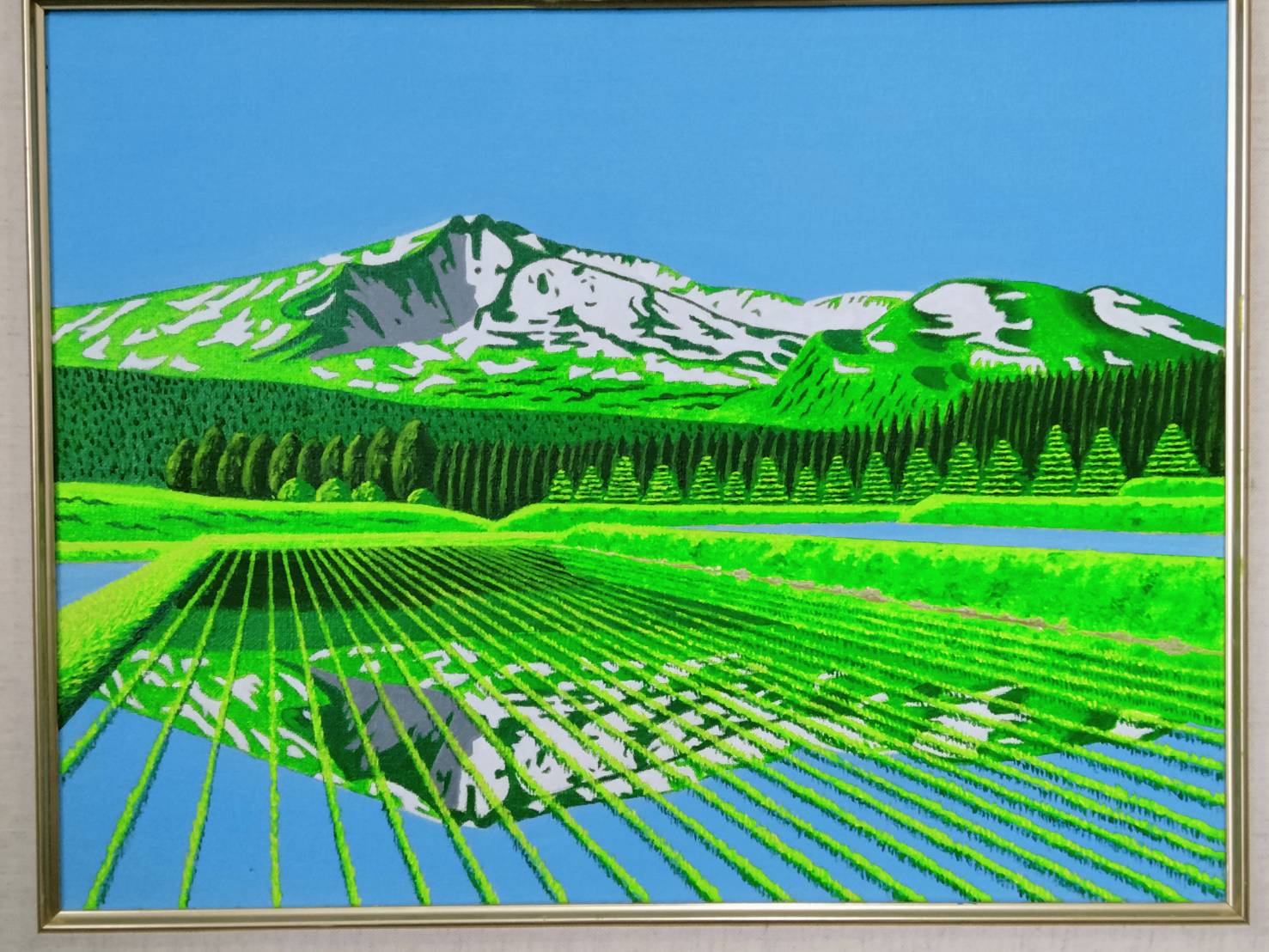 絵画の通販、購入ならFROM ARTIST/作品名：鳥海山/作家名：谷村一男