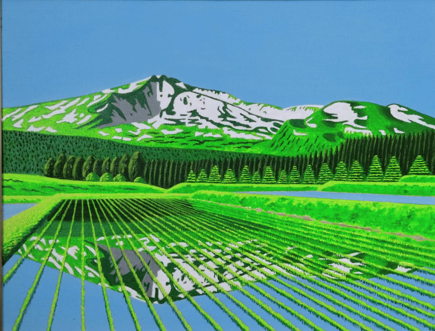 絵画の通販、購入ならFROM ARTIST/作品名：鳥海山/作家名：谷村一男