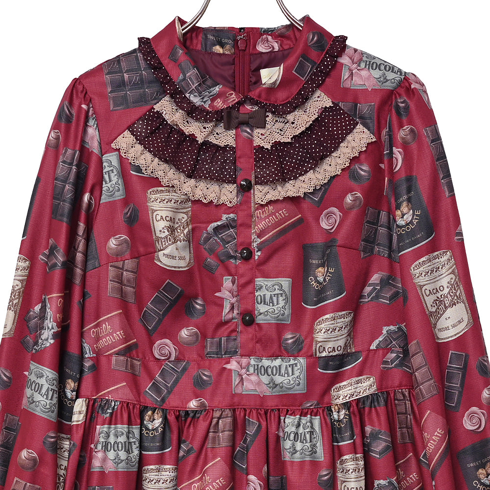 Chocolatier's Atelier丸襟ワンピース-Melody BasKet(メロディー