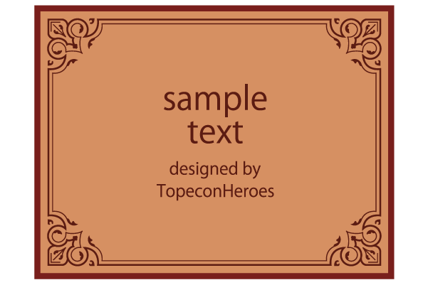 デザイン枠専門サイトFRAME Design – 1000以上の飾り枠のある素材サイト