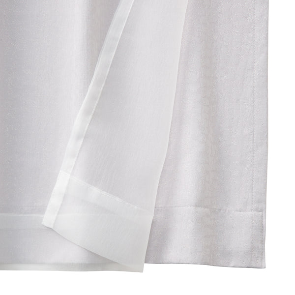 ヴェーリア×ラメルセ ダブルカーテン H1780×W1000 ライトグレー