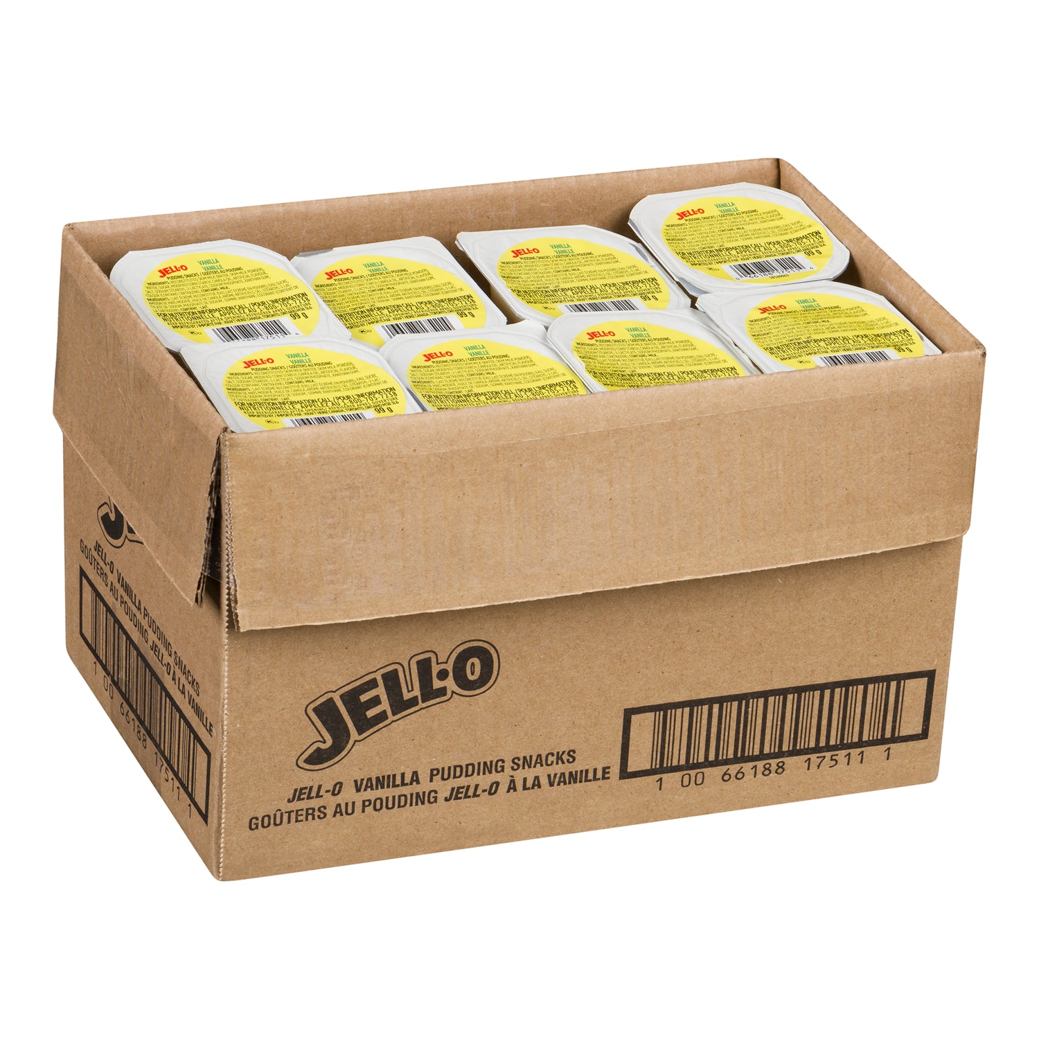 Pudding Vanilla Cup - 24 x 99 g - Kraft - Baking Mixes and