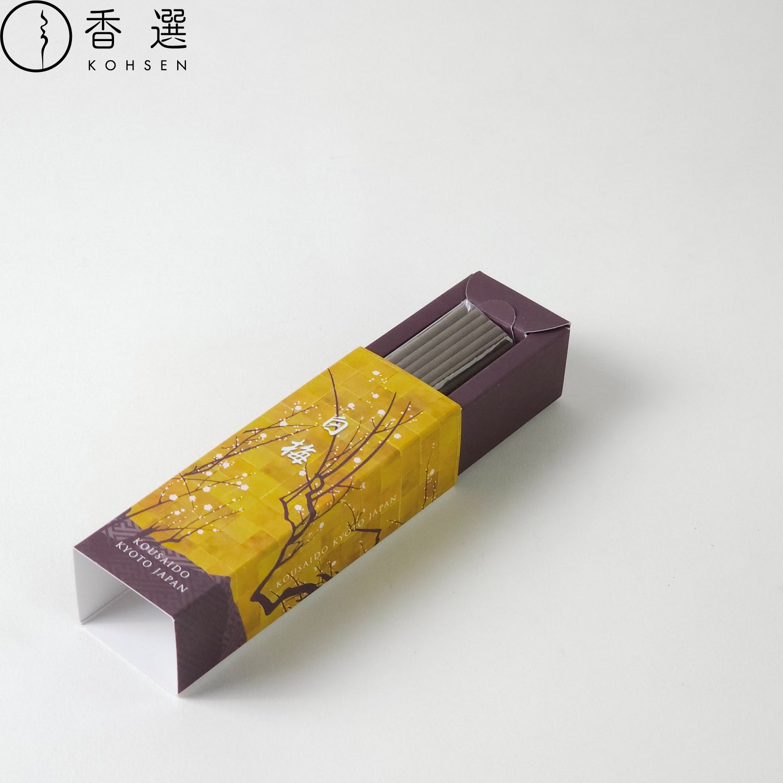 香彩堂 風姿花伝 白梅香 スティック 25本入 お香 お線香 – 福山 江原佛