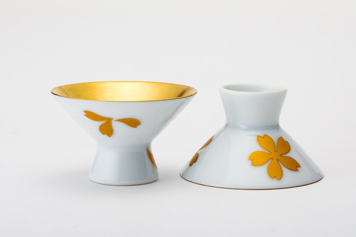 金彩桜 二人具酒器揃 | 有田焼 深川製磁｜公式オンラインストア