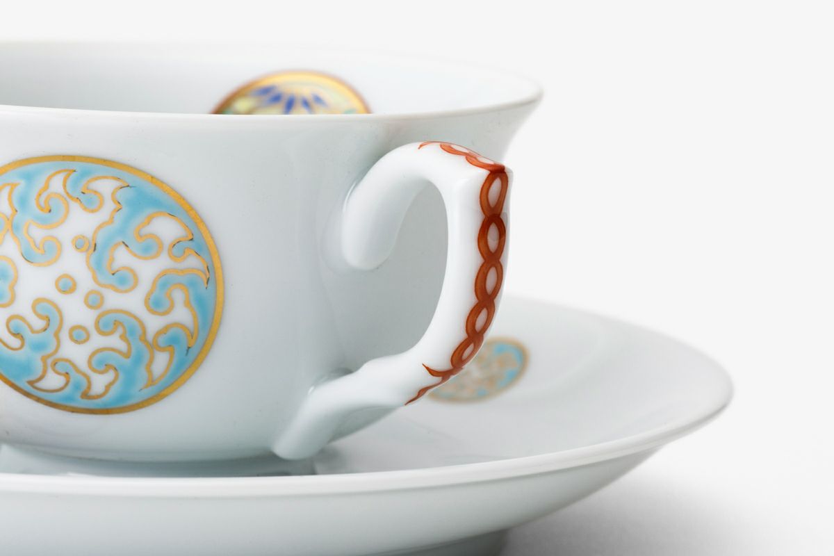 寿赤絵 ペア碗皿 | 有田焼 深川製磁｜公式オンラインストア