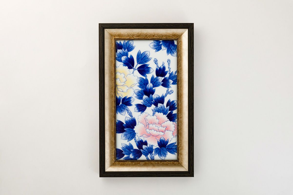 染錦牡丹 P陶額 | 有田焼 深川製磁｜公式オンラインストア