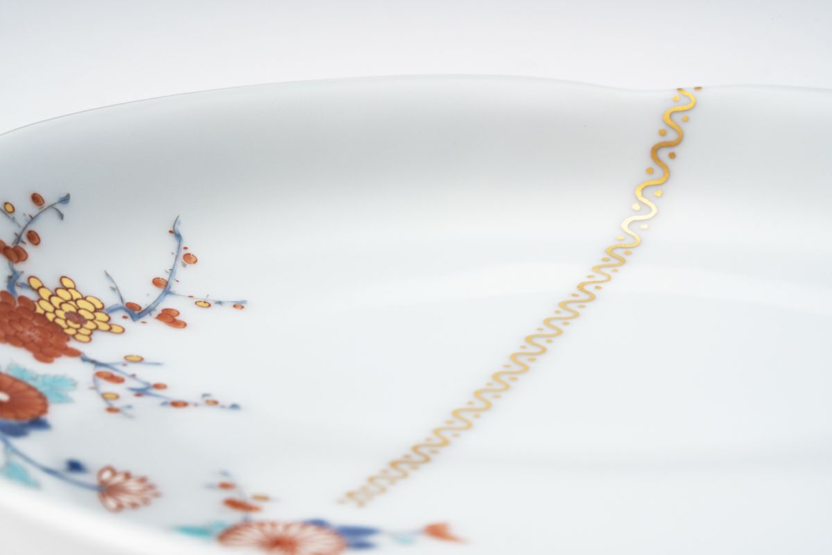 色絵花鳥紋 5寸皿 | 有田焼 深川製磁｜公式オンラインストア