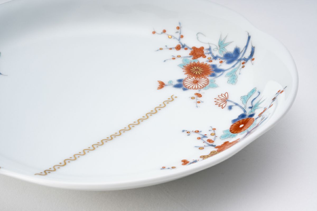 色絵花鳥紋 5寸皿 | 有田焼 深川製磁｜公式オンラインストア