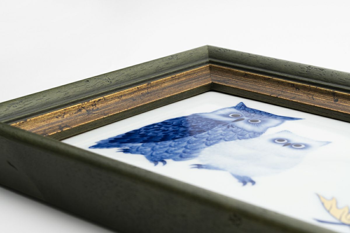 ふくろう P陶額 | 有田焼 深川製磁｜公式オンラインストア