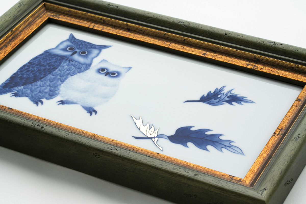 ふくろう P陶額 | 有田焼 深川製磁｜公式オンラインストア