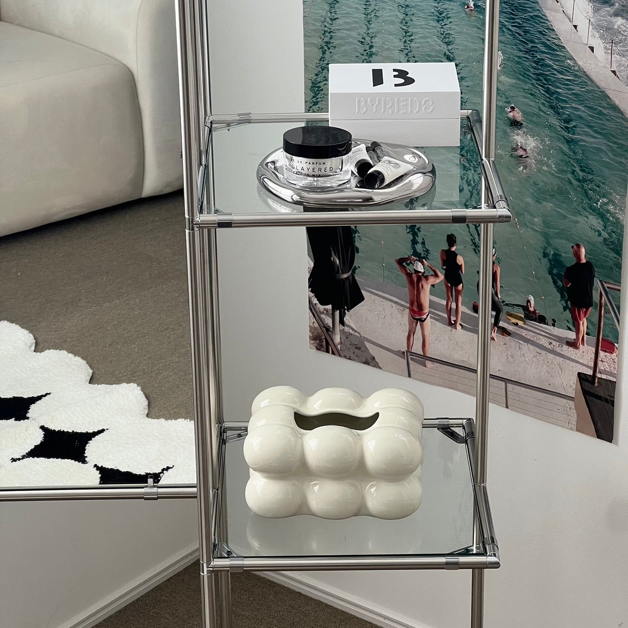 Tool Stand Mirror Rack