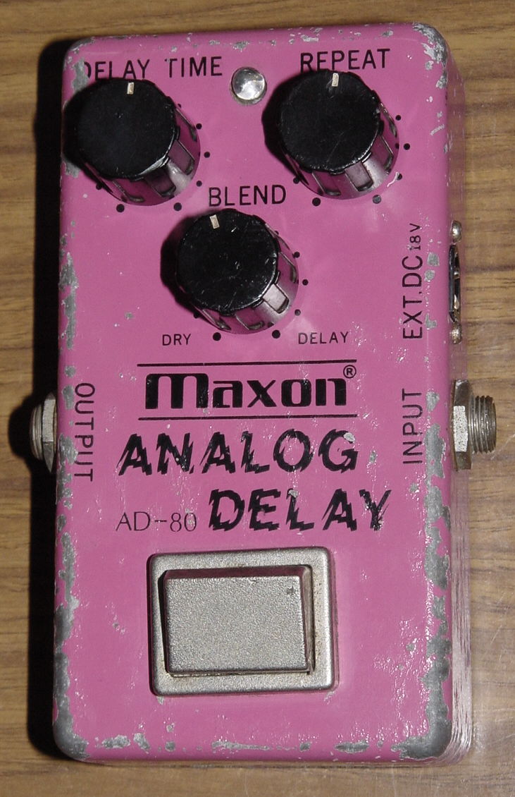 maxon AD-80 Analog Delay: エフェクター改造と自作 ギター