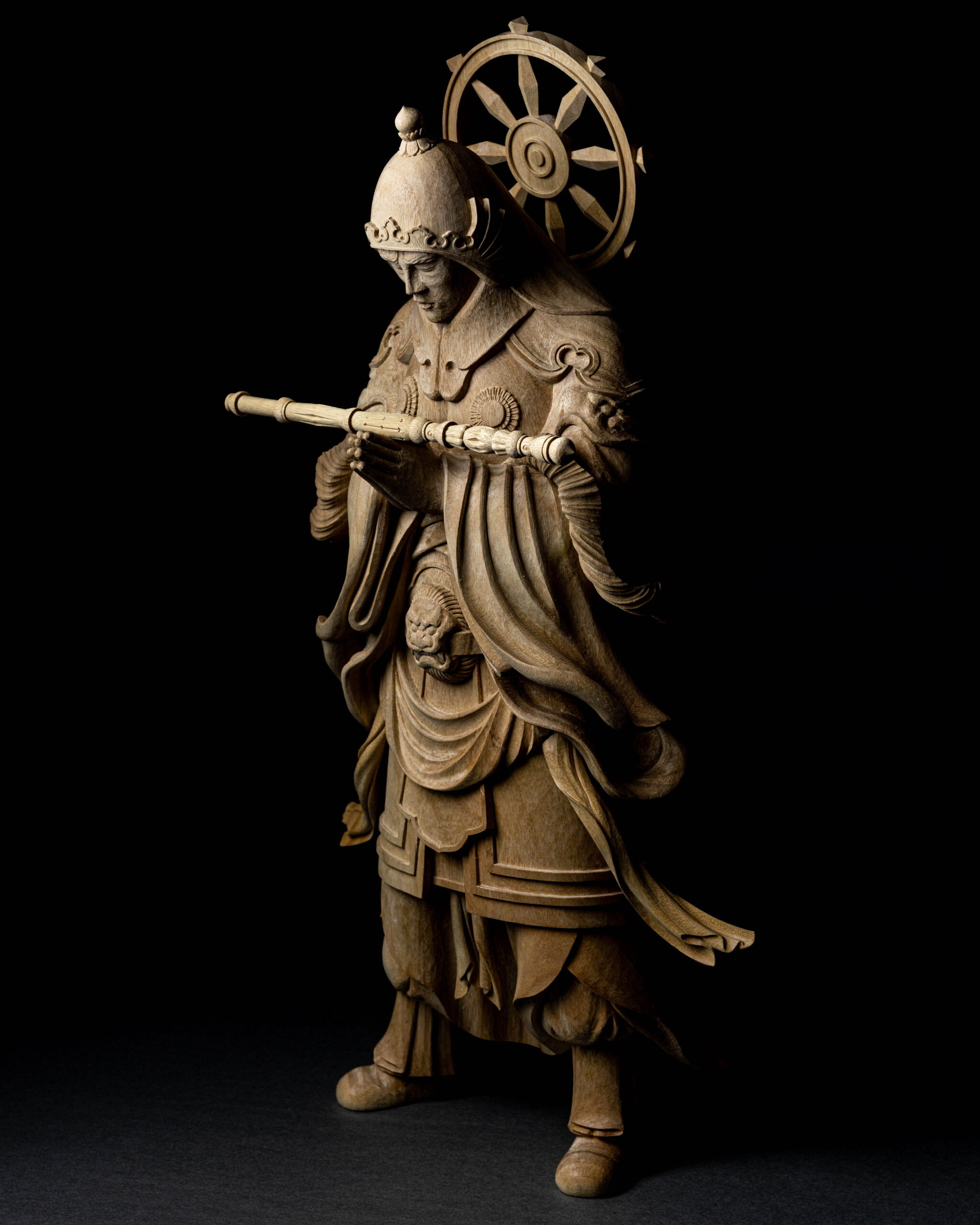 四代目韋駄天像完成です。 | 京都の仏師 宮本我休（GAKYU ガキュウ）