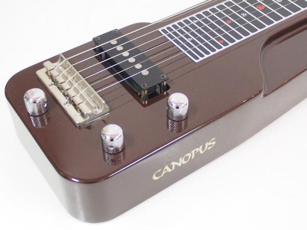 高額買取実施中!!】CANOPUS 6弦 スチールギター ブラウン カノウプス