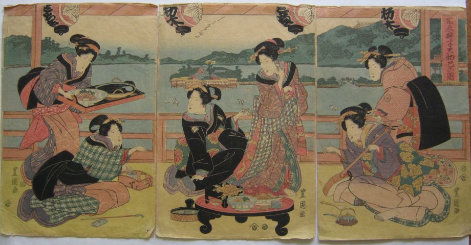 歌川二代豊国/歌川二代豊国の浮世絵,版画の販売、買取、ご処分は浮世絵